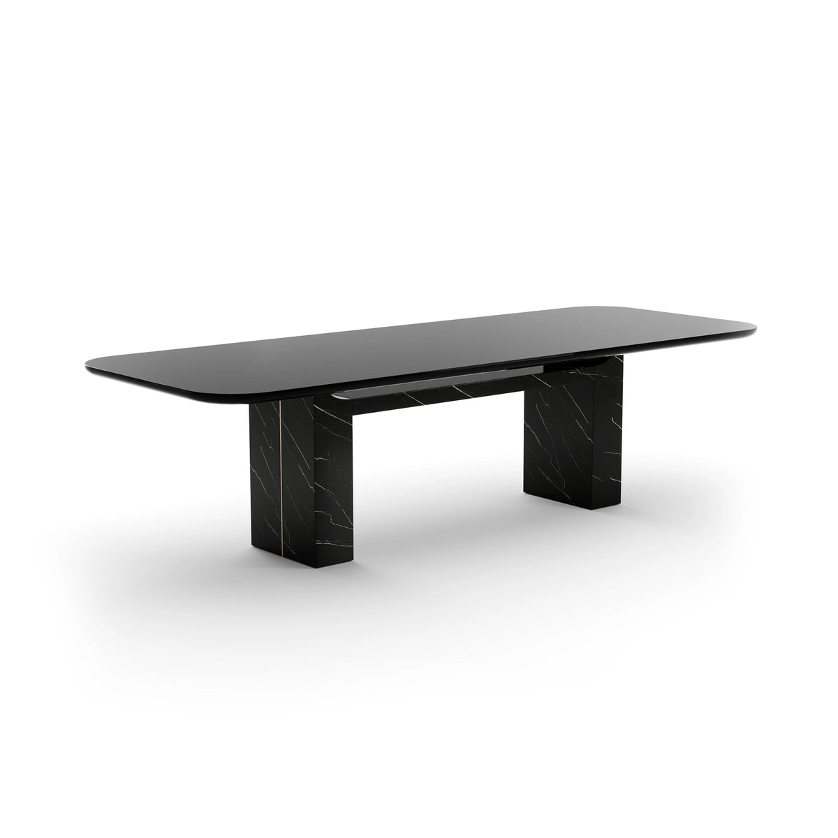 CARACOLE | OVERLAP RECTANGLE DINING TABLE - DARK | $11,170.00