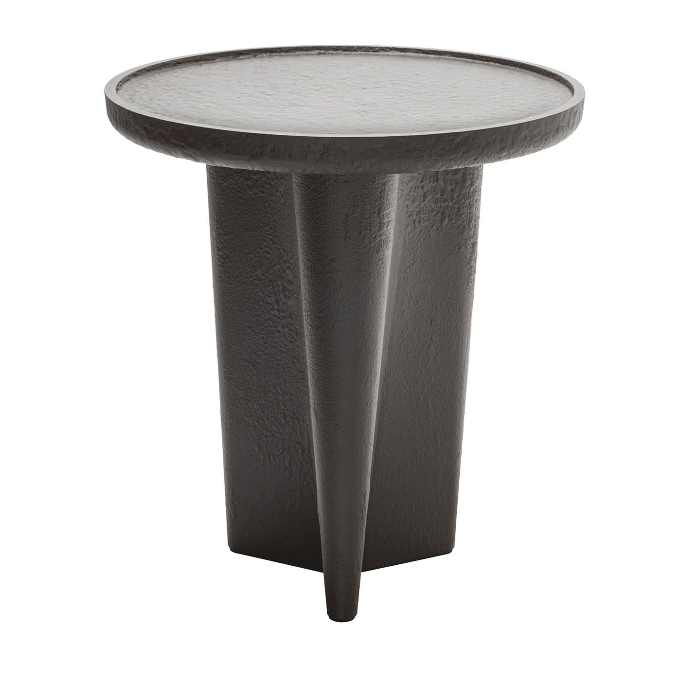GIOBAGNARA | TANELL IMPERFECT TALL BRONZE SIDE TABLE | $3,625.00