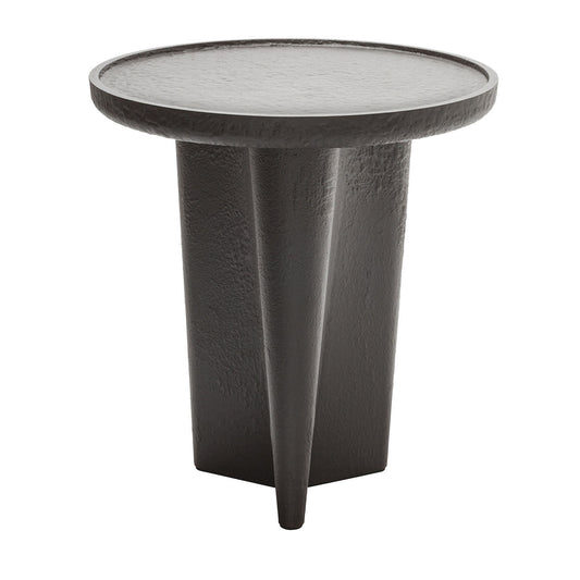 GIOBAGNARA | TANELL IMPERFECT TALL BRONZE SIDE TABLE | $3,625.00