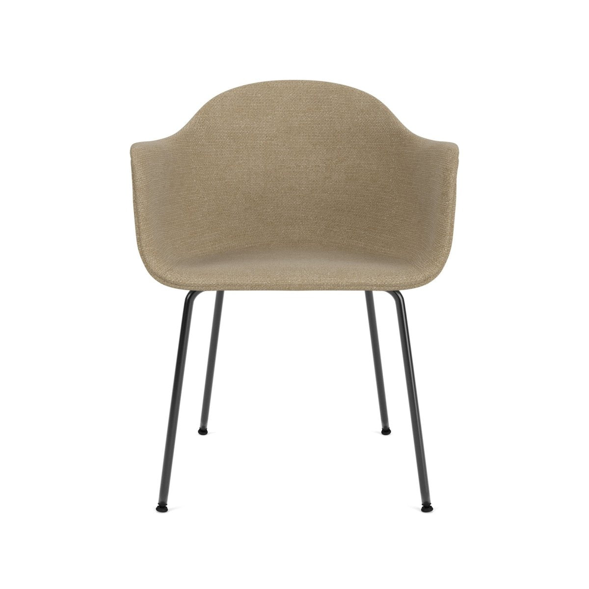 HARBOUR ARM CHAIR, DINING HEIGHT, BLACK STEEL BASE, UPHOLSTERED I $875.00 - $1,695.00