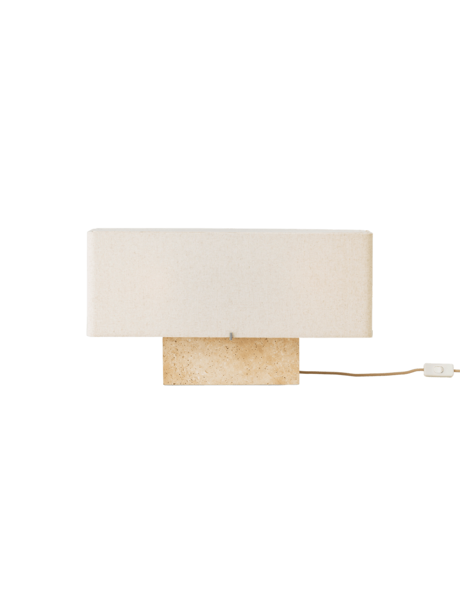 Nonna Table Lamp, Travertine