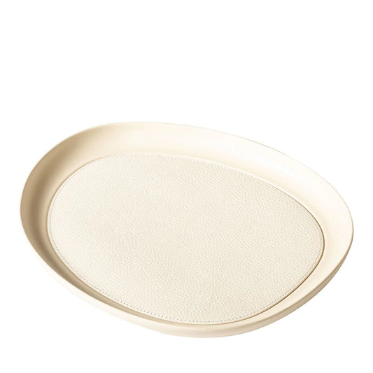 GIOBAGNARA | MARIS MEDIUM ROUND WHITE TRAY BY KELLY WEARSTLER | $515.00