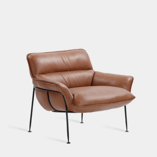 DUVET LOUNGE CHAIR In Black Steek Frame | $4,211.00 - $4,914.00