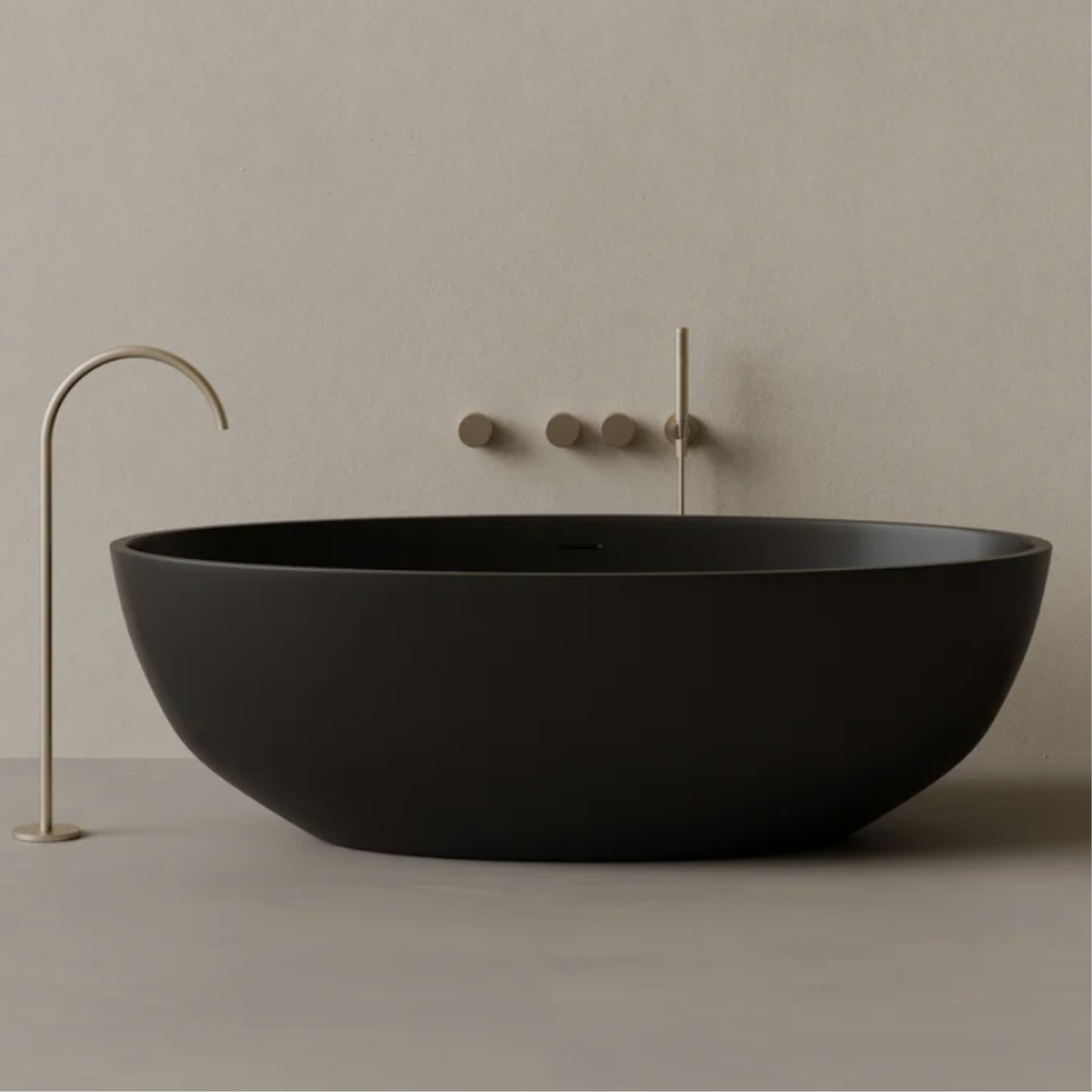 ELEMENTO BATH | 70" x 36" OVAL SOLID SURFACE STONE RESIN BATHTUB | $4,710.23 - $5,105.62