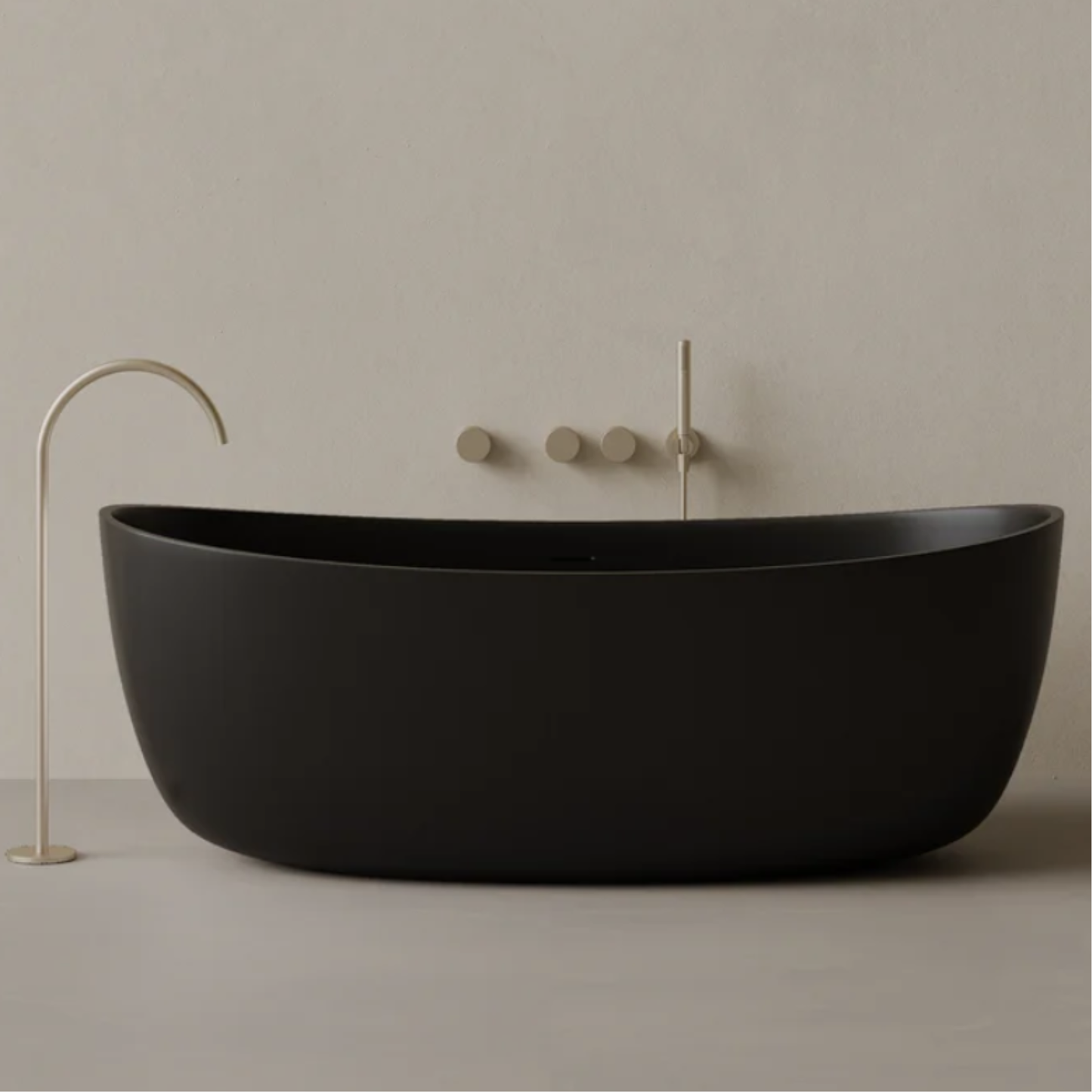 ELEMENTO BATH | 70" x 33" OVAL SOLID SURFACE STONE RESIN BATHTUB | $4,471.81 - $4,849.00
