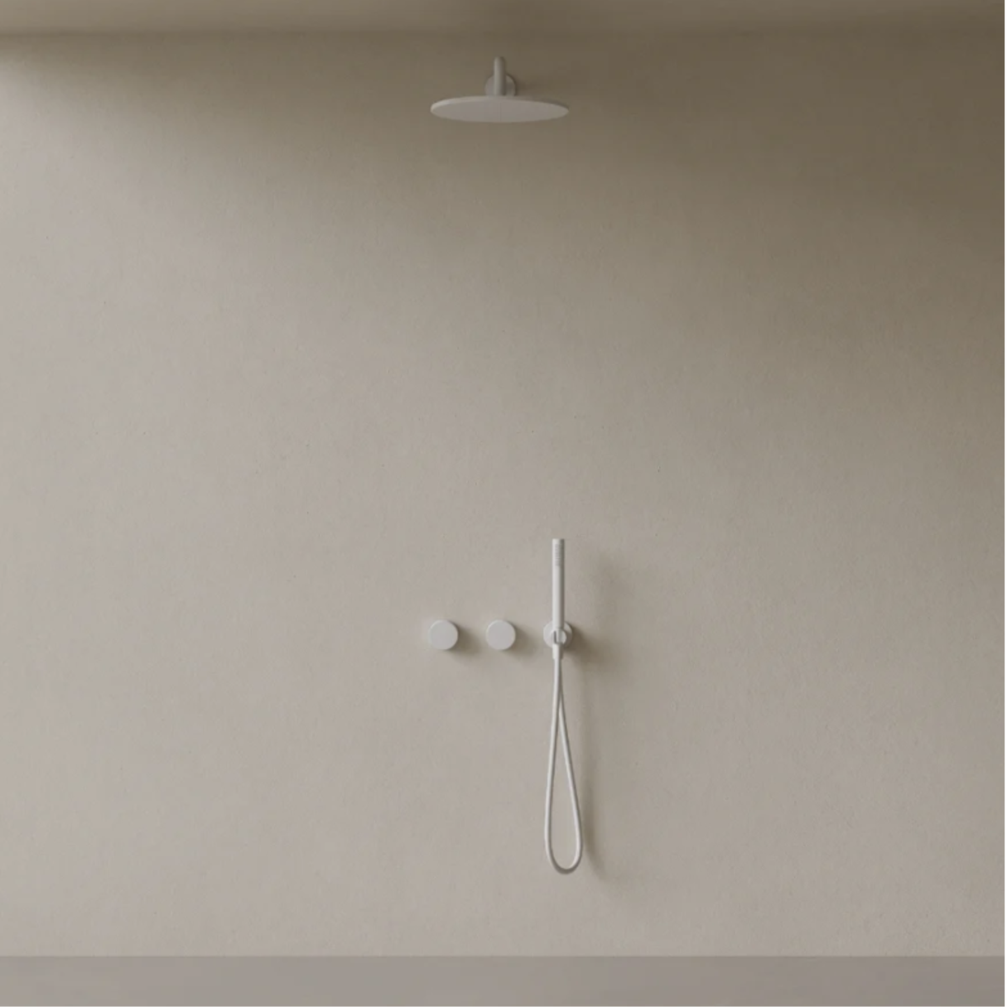 ELEMENTO BATH | THERMOSTATIC CURVED ARM RAINFALL SHOWER SYSTEM | $1,912.50 - $2,512.50