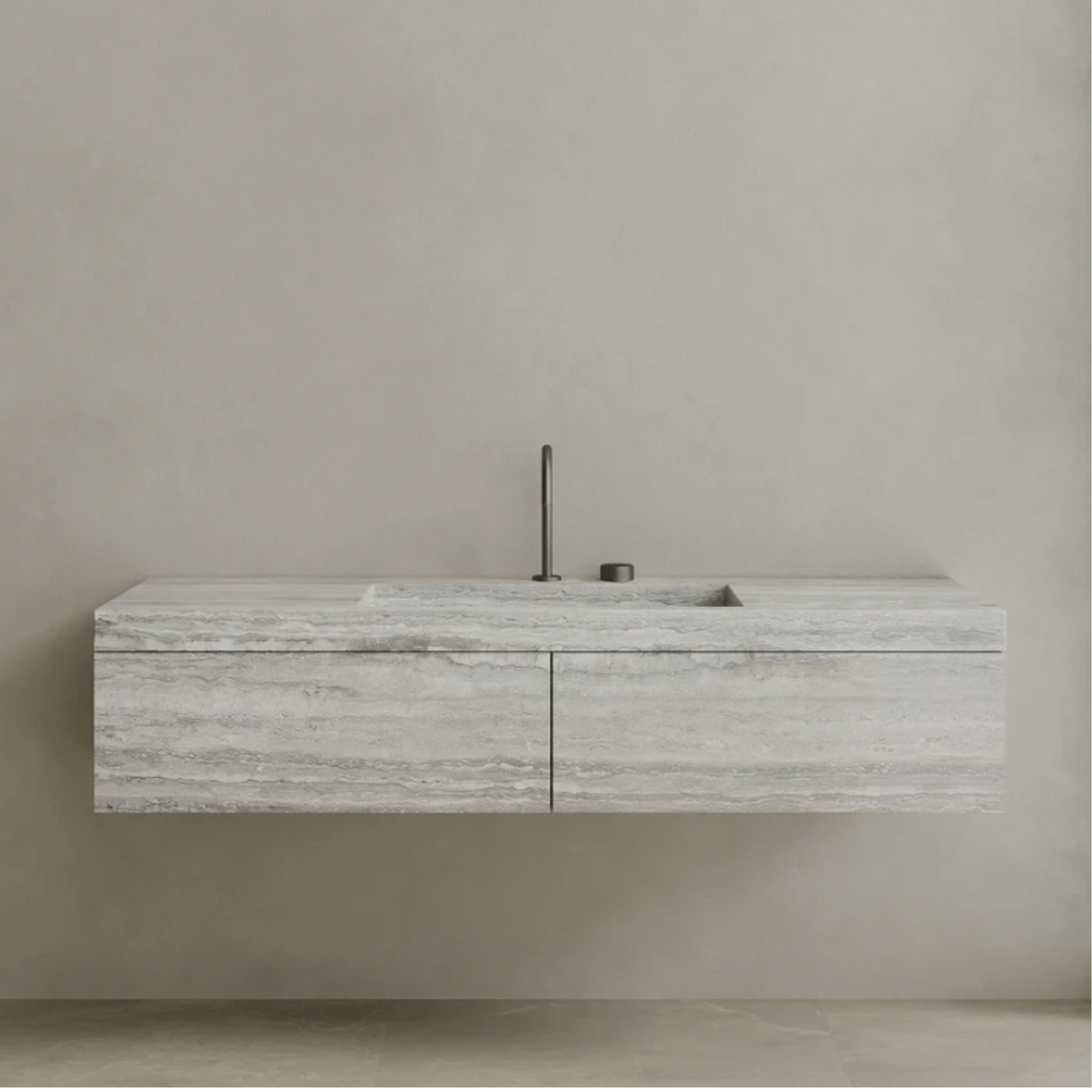 ELEMENTO BATH | FLOATING MARBLE VANITY | $5,000.00 - $9,600.00