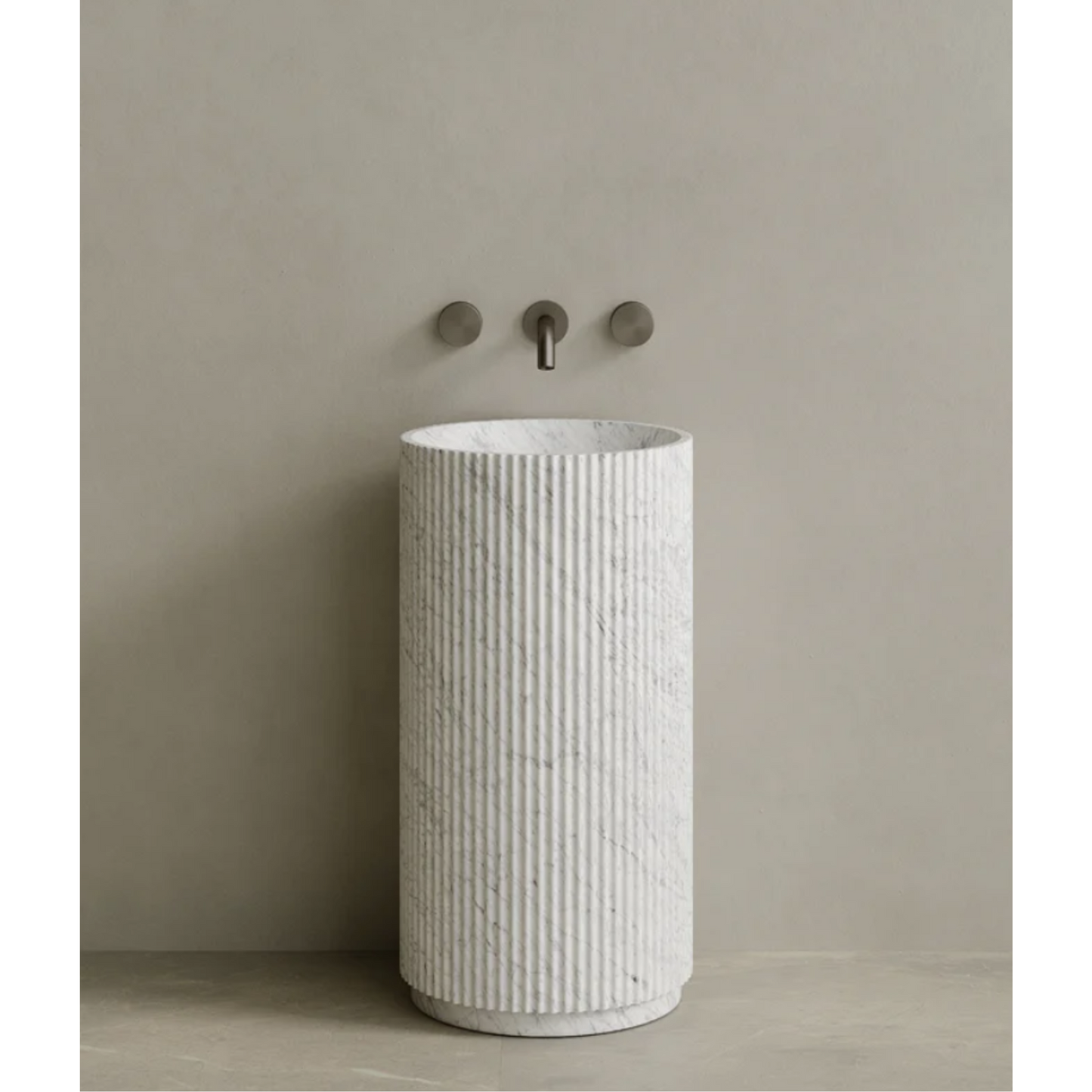 ELEMENTO BATH | RIVIO STONE PEDESTAL SINK | $6,394.30 - $11,990.00