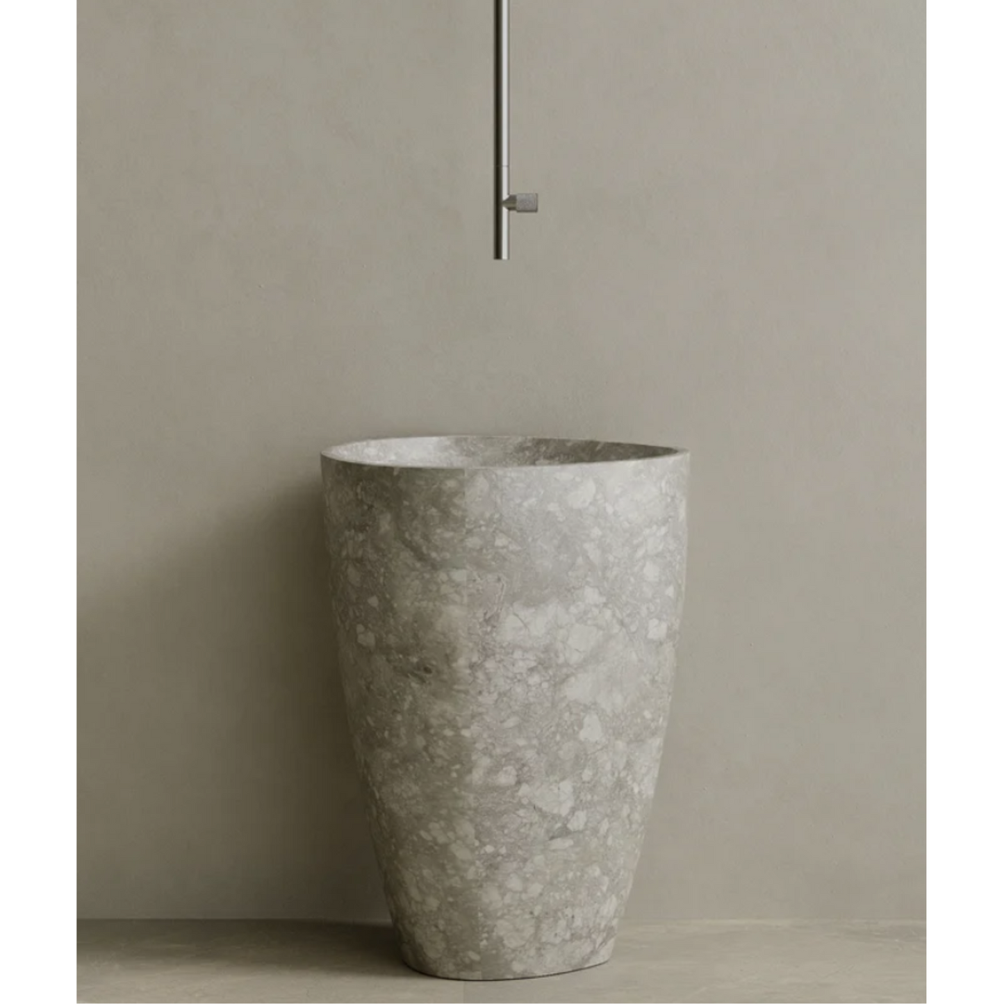 ELEMENTO BATH | FLUVIO STONE PEDESTAL SINK | $6,394.30 - $11,990.00