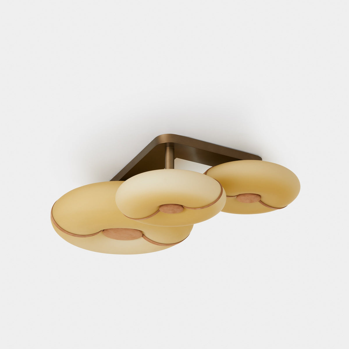 Bolina 509.73 ceiling light - amber glass