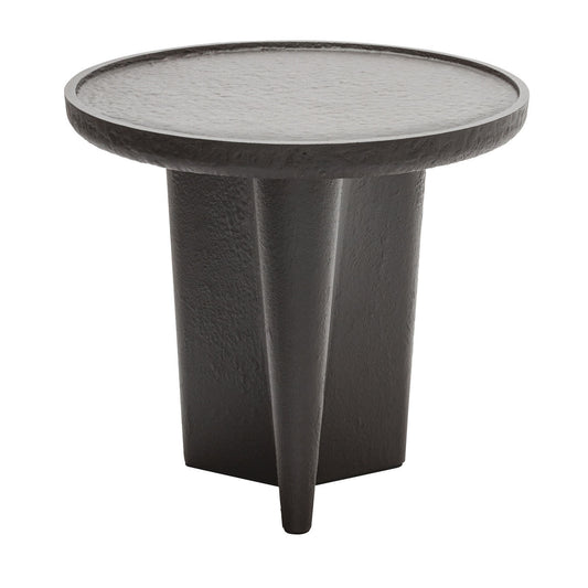 GIOBAGNARA | TANELL IMPERFECT LOW BRONZE SIDE TABLE | $3,160.00
