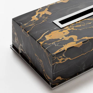 GIOBAGNARA | POSITANO MARBLE RECTANGULAR TISSUE HOLDER #2 | $1,475.00