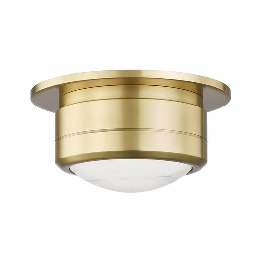 HUDSON VALLEY LIGHTING | GREENPORT FLUSHMOUNT - AGED BRASS | $540.00
