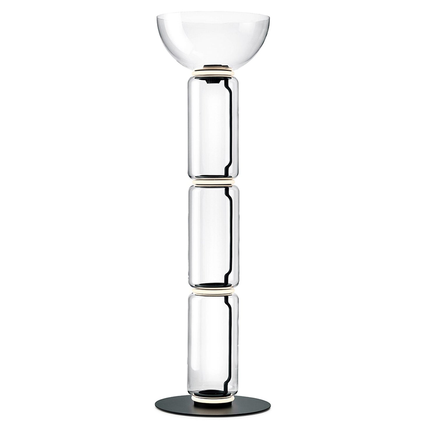 FLOS | NOCTAMBLUE HIGH CYLENDER  WIDE BASE FLOOR LAMP LIGHT | $8,171.00 - $8,317.00