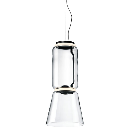 FLOS | NOCTAMBLUE LOW CYLINDER WITH CONE PENDANT LIGHT | $4,794.00 - $8,905.00