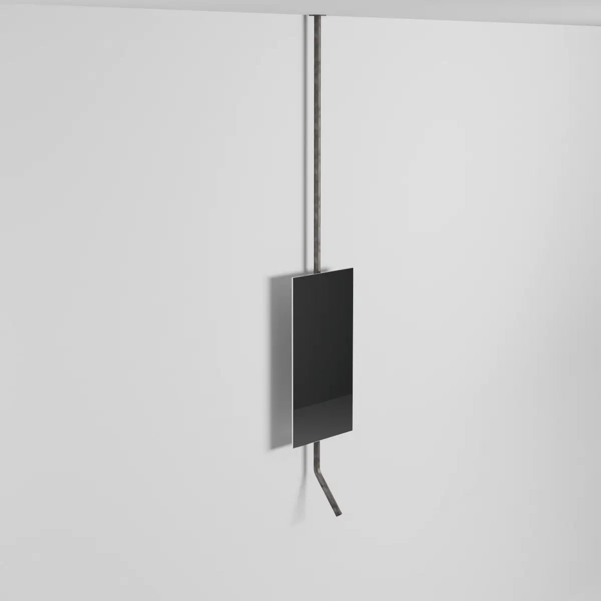 Bongio Bowling Ceiling Spout with Rectangular Mirror