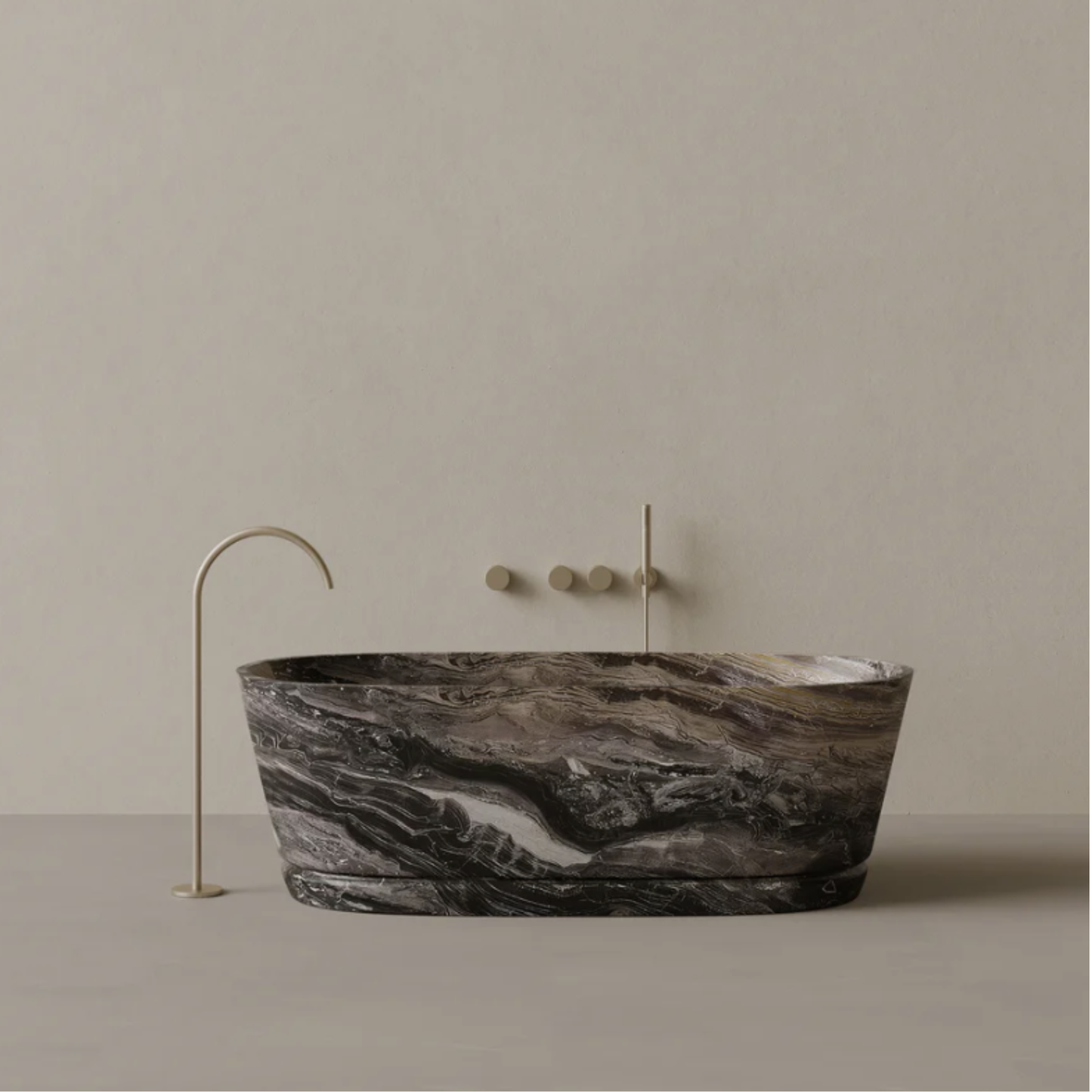 ELEMENTO BATH | 67" x 30" OVAL STONE BATHTUB | $10,326.00 - $37,764.00