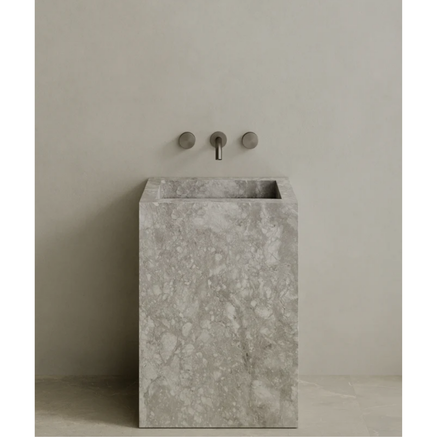 ELEMENTO BATH | QUATTRO STONE PEDESTAL SINK | $3,423.20 - $7,004.80