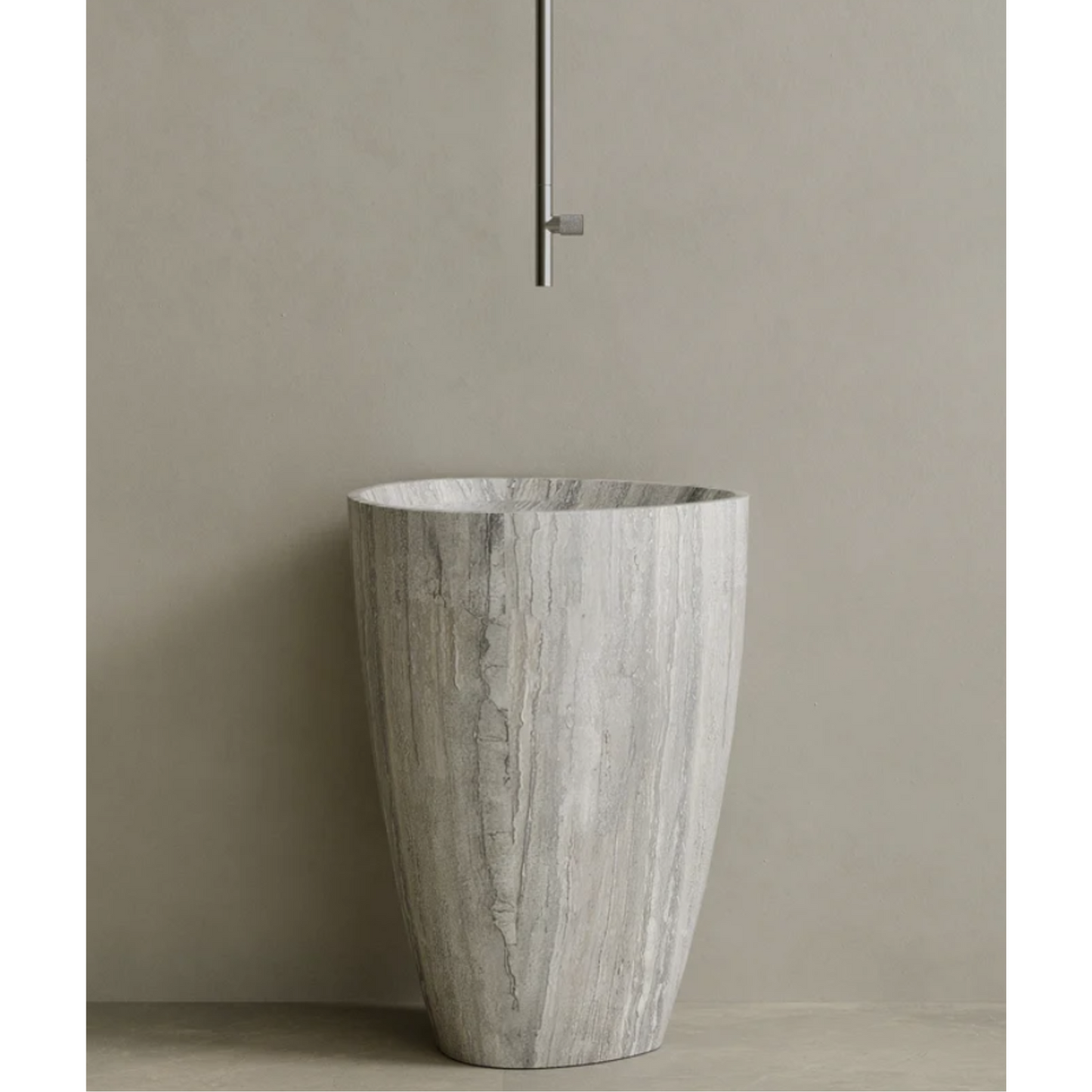 ELEMENTO BATH | FLUVIO STONE PEDESTAL SINK | $6,394.30 - $11,990.00