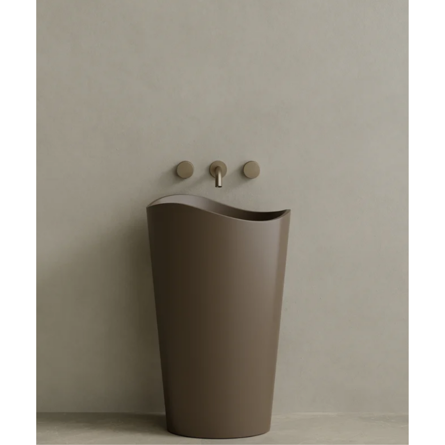 ELEMENTO BATH | 23" x 36" SOLID SURFACE PEDESTAL SINK | $1,464.10 - $1,540.90