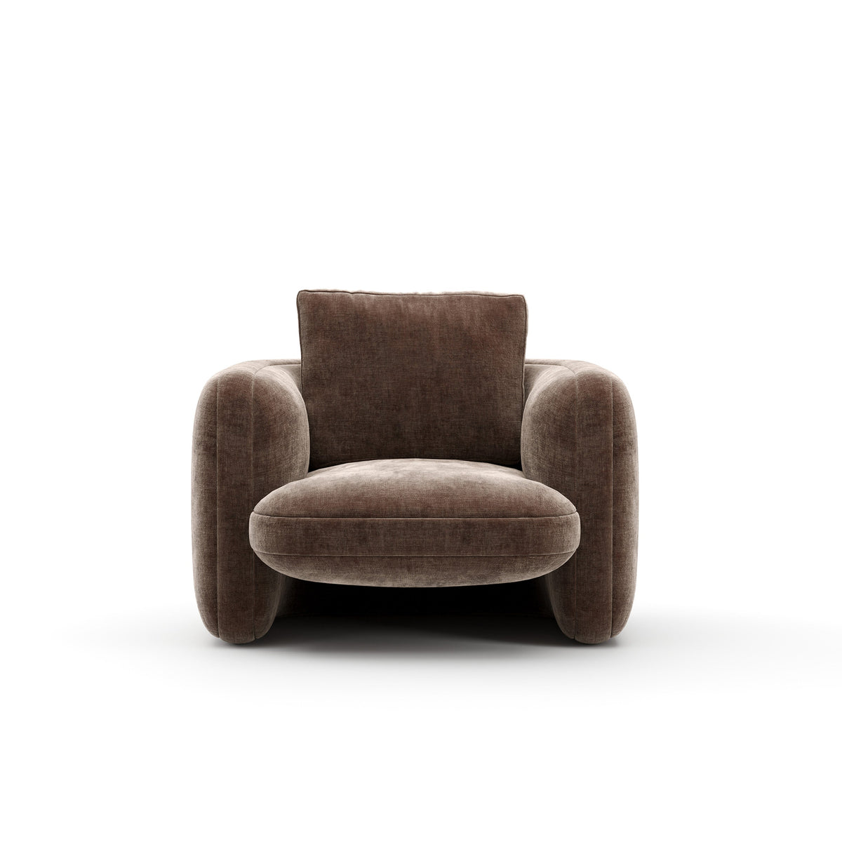 CARACOLE | OVERLAP CHAIR - DARK TAUPE | $3,070.00