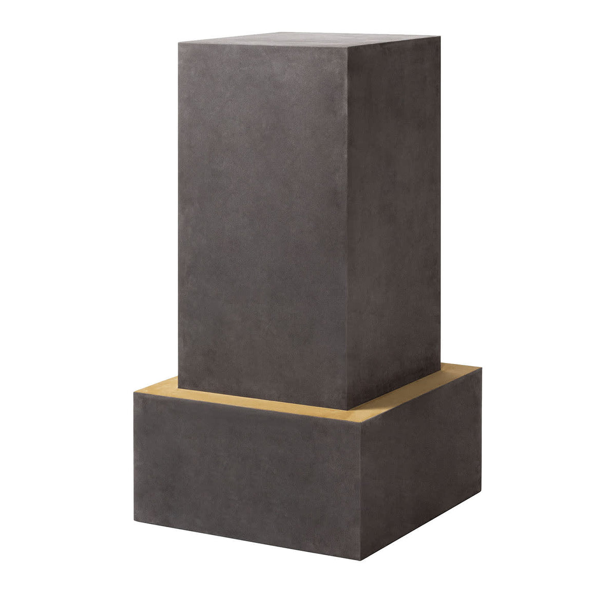 Ara Plinth N.1 Leather Side Table