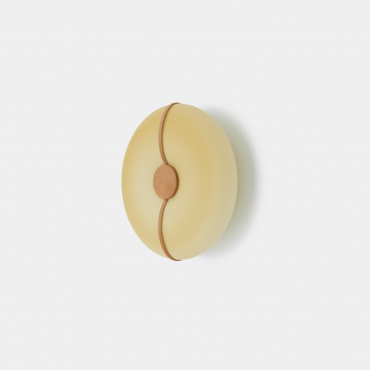 Bolina 509.44 wall/ceiling light - amber glass