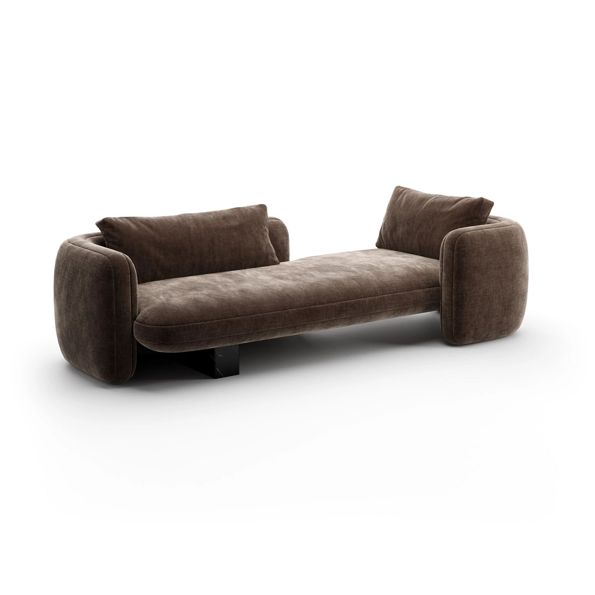 CARACOLE | OVERLAP BEDROOM CHAISE - DARK TAUPE | $7,505.00