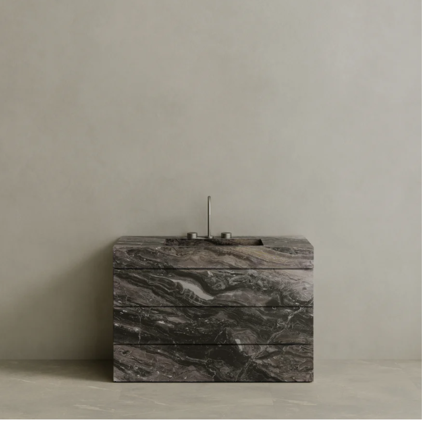 ELEMENTO BATH | SINGLE SINK FREESTANDING MARBLE VANITY WITH DRAWERS | $5,081.60 - $9,792.00
