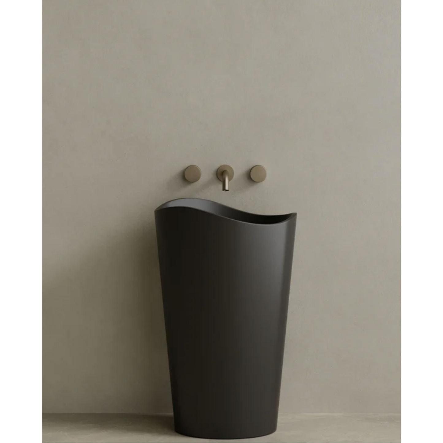 ELEMENTO BATH | 23" x 36" SOLID SURFACE PEDESTAL SINK | $1,464.10 - $1,540.90