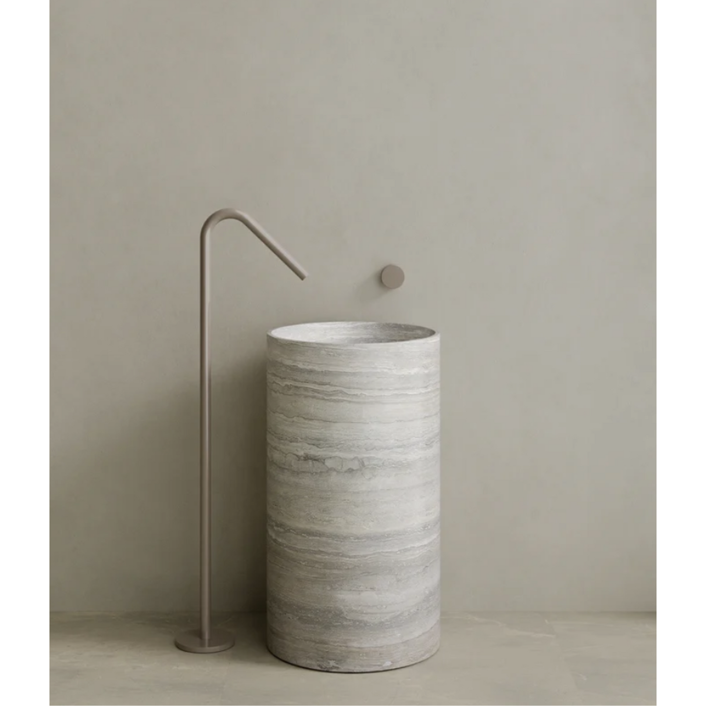 ELEMENTO BATH | ORBITA STONE PEDESTAL SINK | $5,349.30 -  $10,945.00