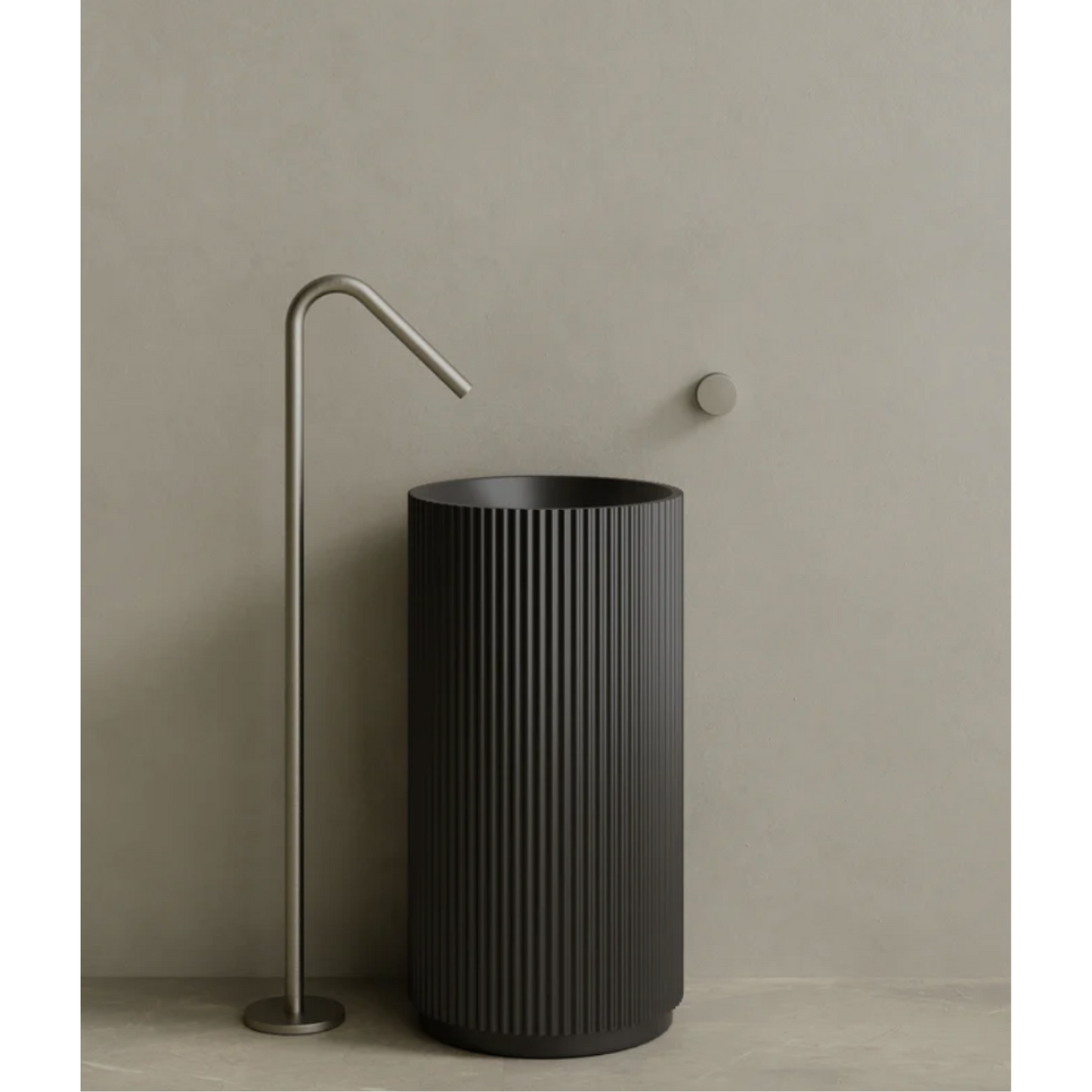 ELEMENTO BATH | 18" x 33" STONE PEDESTAL SINK | $1,536.25 - $1,624.90