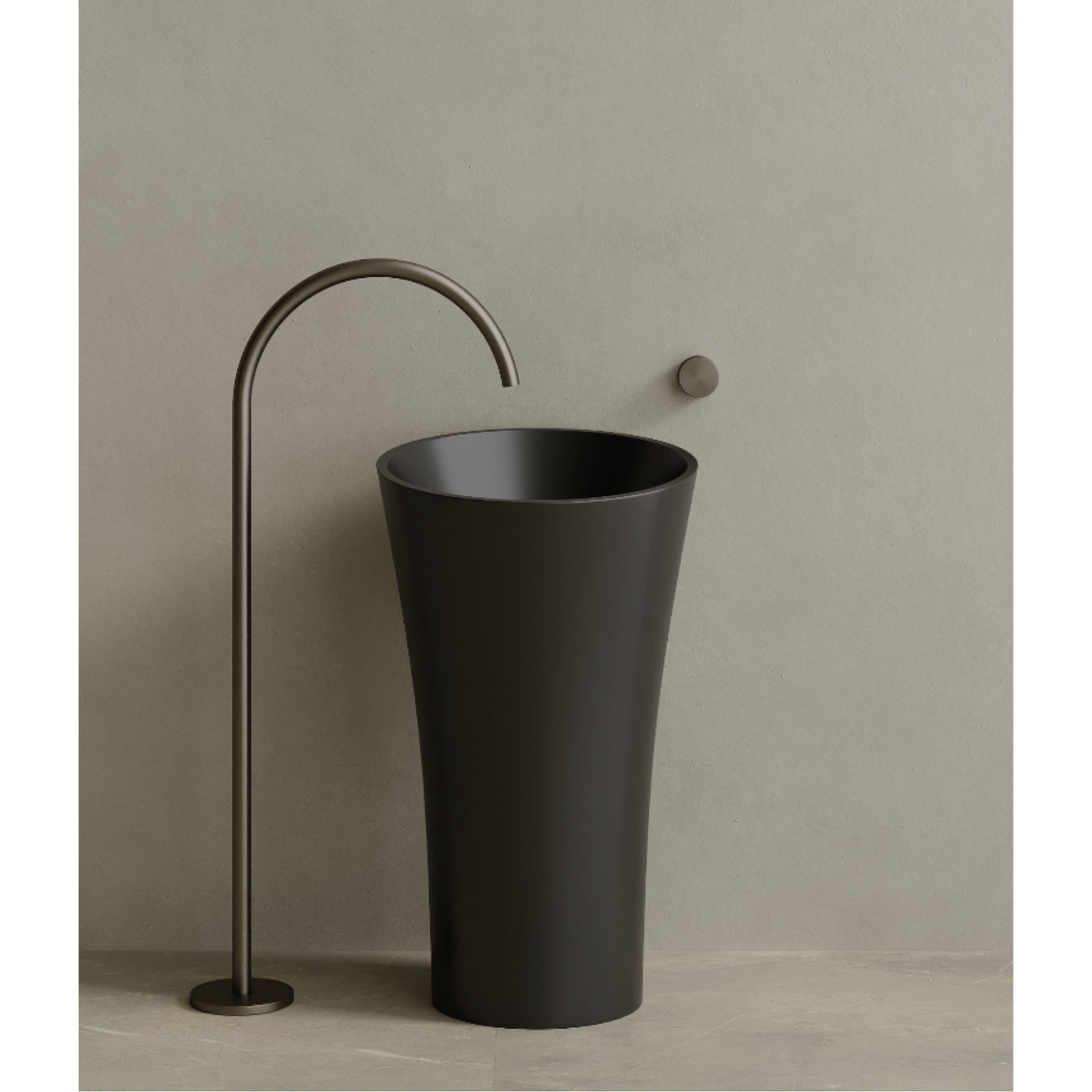 ELEMENTO BATH | 20" x 36" SOLID SURFACE PEDESTAL SINK | $1,435.90 - $1,508.20