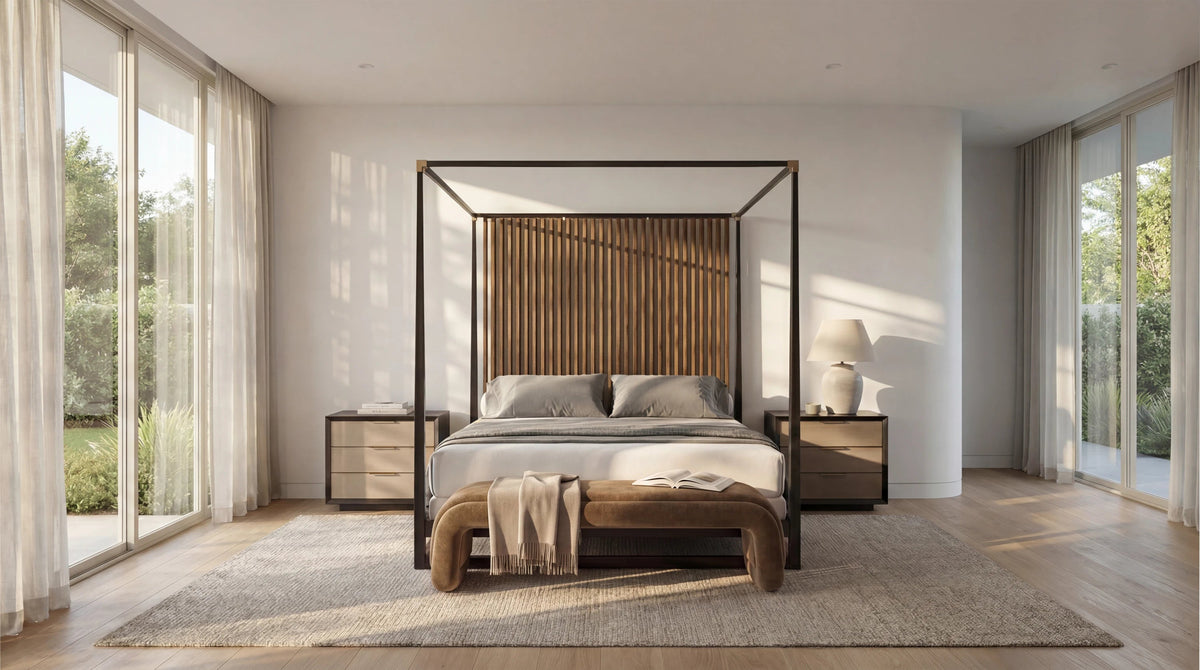 CARACOLE | Pinstripe Bed | $7,440.00