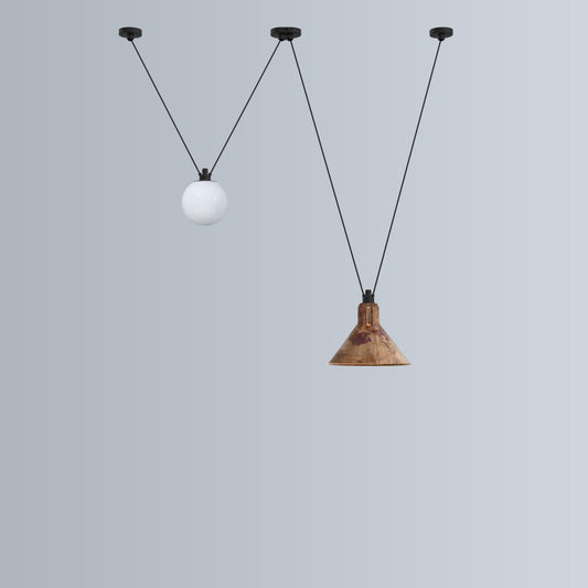 DCW Editions Acrobates De Gras N°324 - Raw Copper Glass Ball