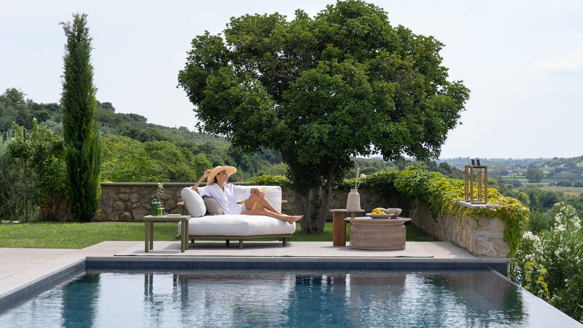 Atmosphera Bliss Service Table - Panarea lifestyle setting