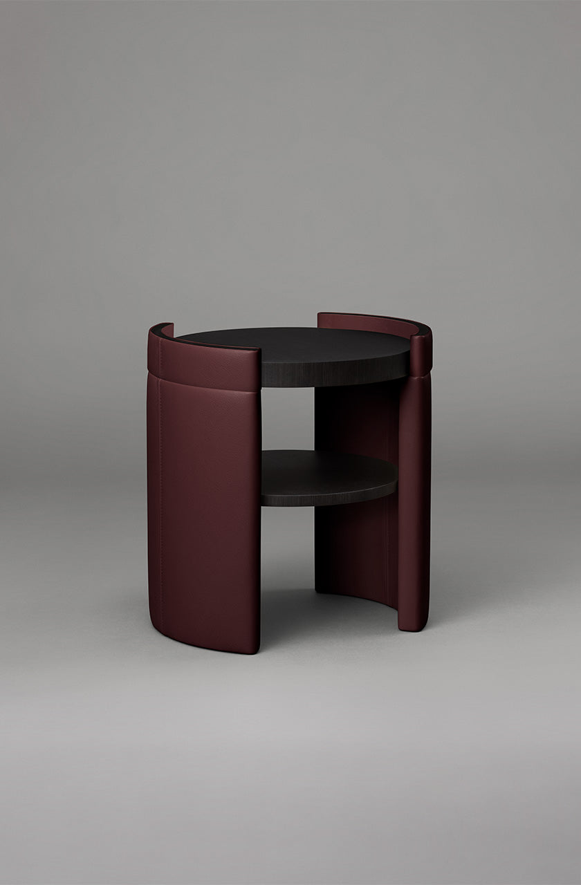 ARTICOLO l CUFF SIDE TABLE WITH SHELVE