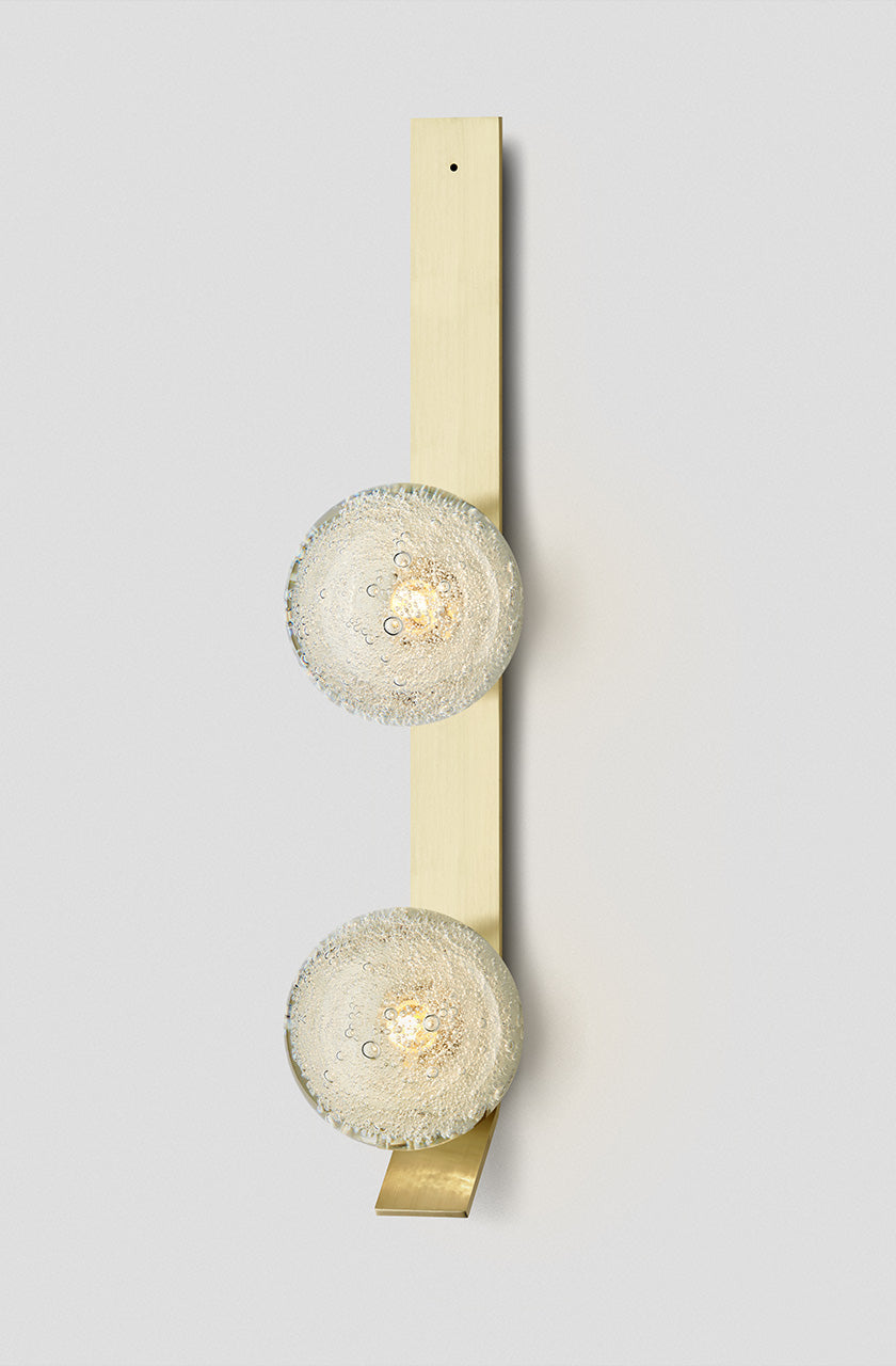 ARTICOLO I INTERIOR LIGHTING I FIZI ON KICK WALL SCONCE I DOUBLE