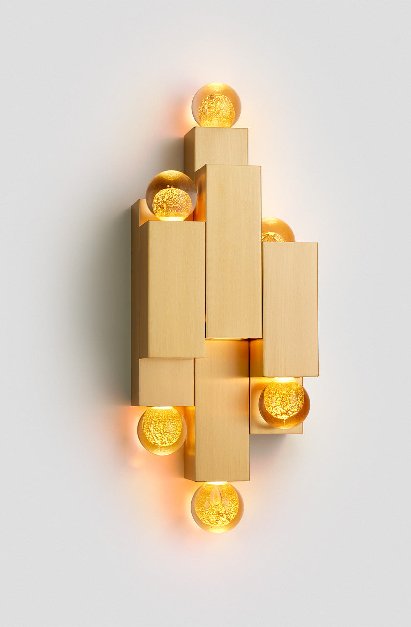 ARTICOLO I INTERIOR LIGHTING I ORO STACKED WALL SCONCE