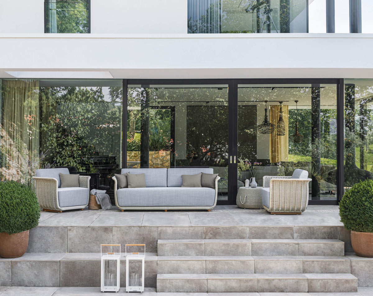 Atmosphera Bellagio armchair hand-woven rope outdoor furniture