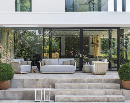 Atmosphera Bellagio sofa hand-woven rope outdoor furniture