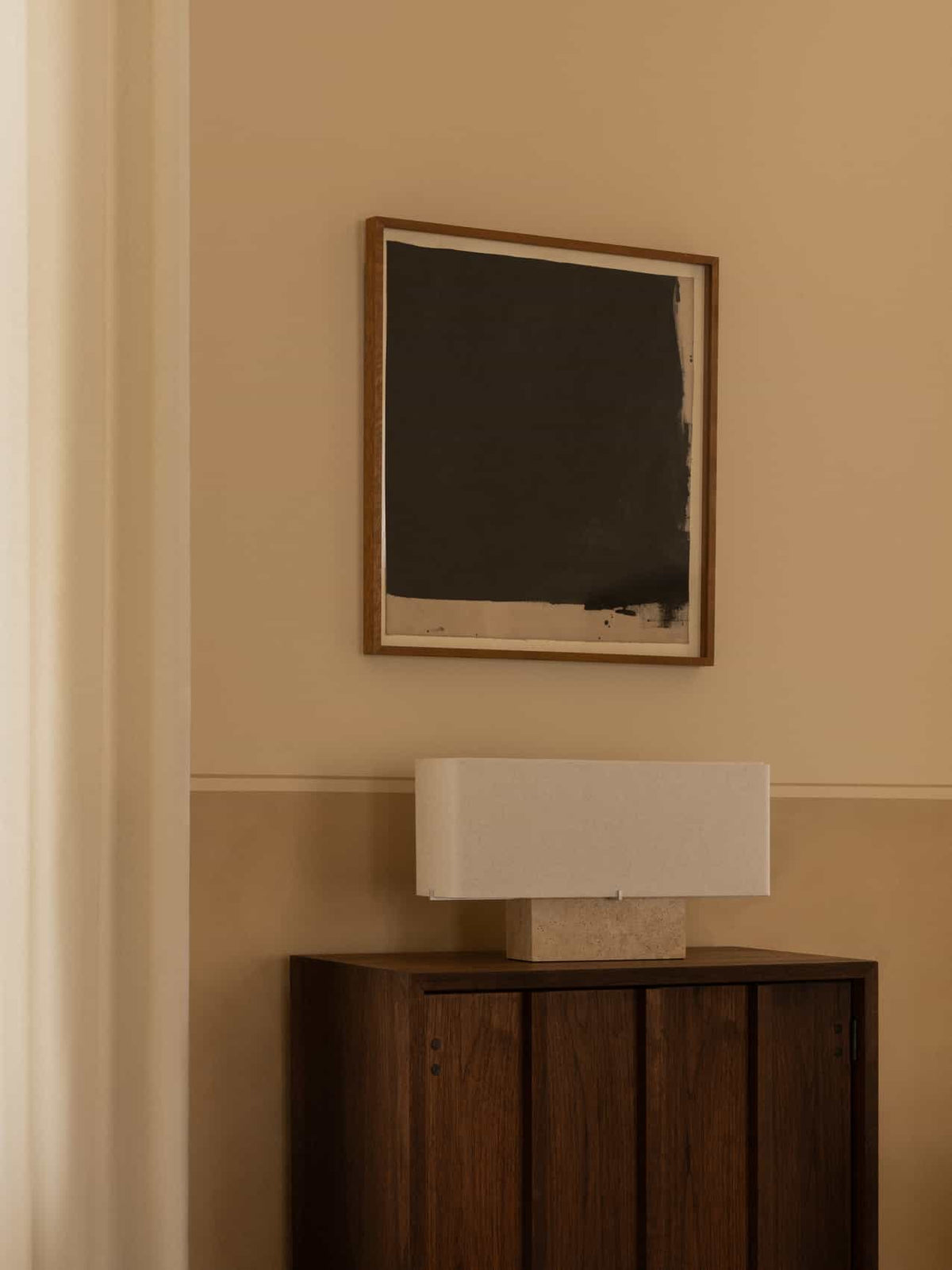 Nonna Table Lamp, Travertine