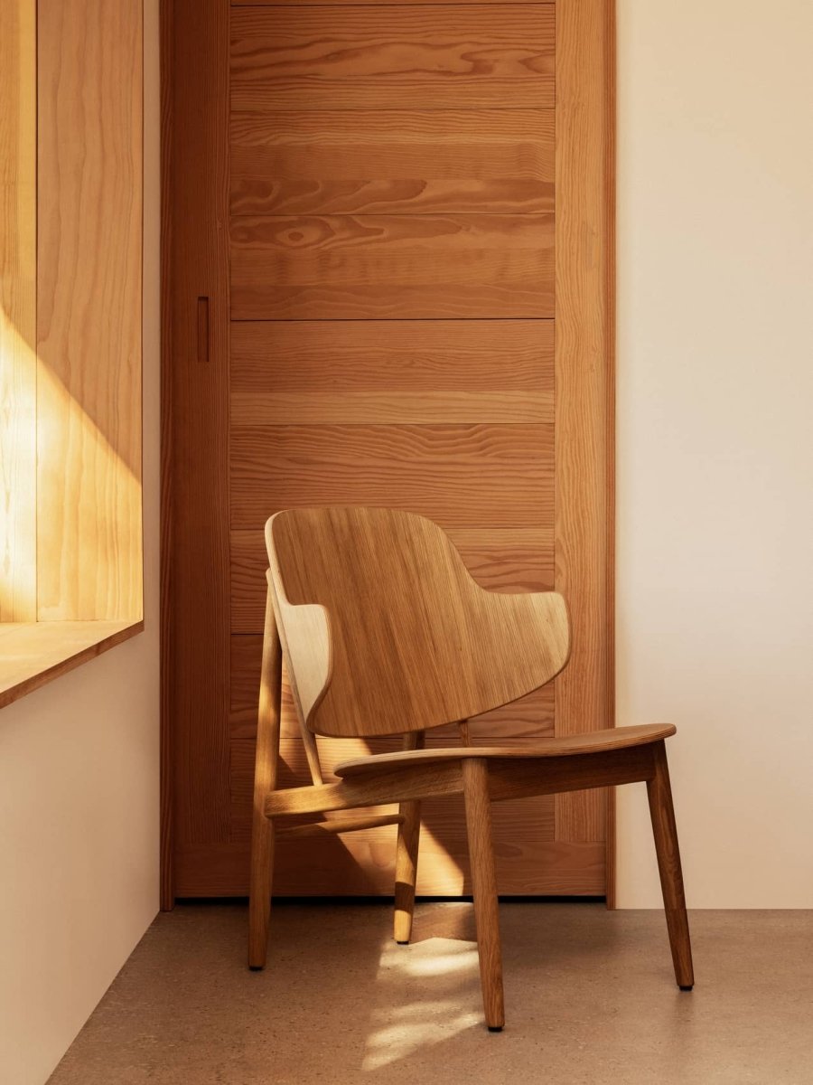 THE PENGUIN WOODEN LOUNGE CHAIR I $1,165.00