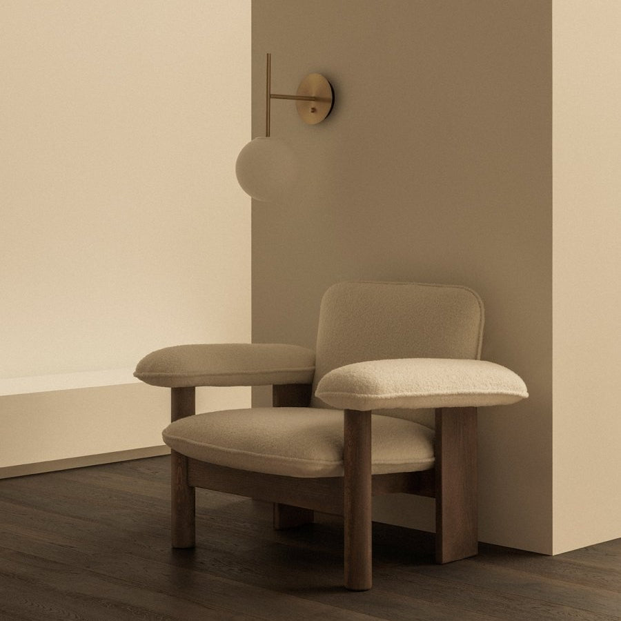 Brasilia Lounge Chair, Low Back, Sheepskin