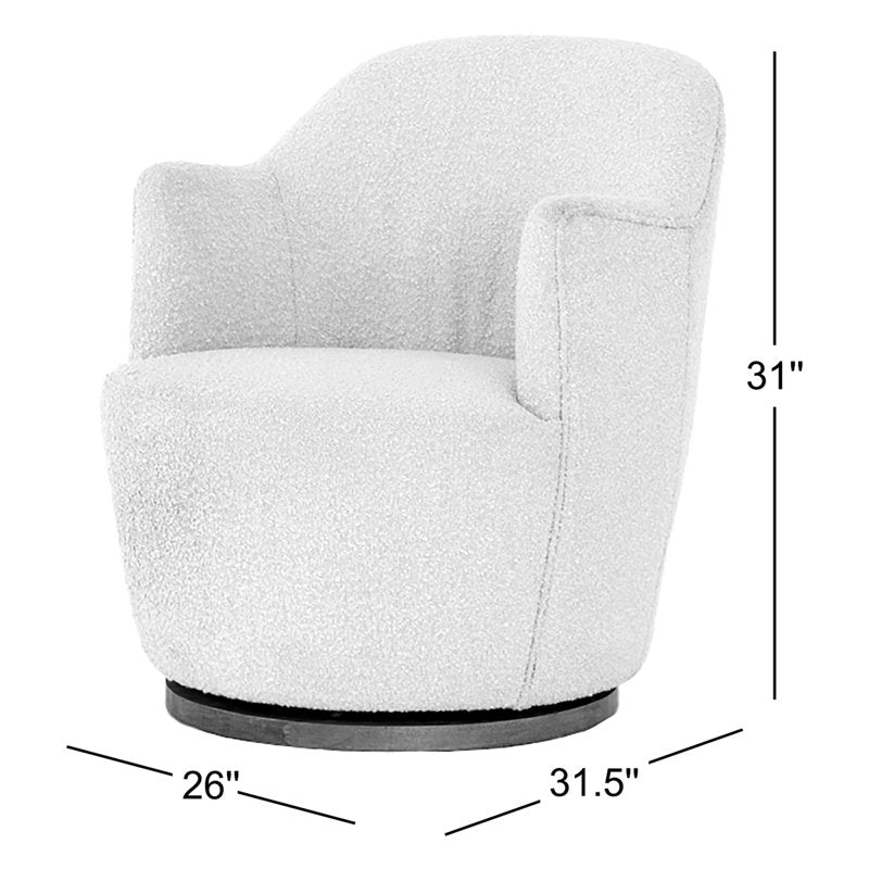 Four Hands Aurora 26 Wide Swivel Armchair