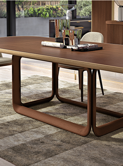 OPALE RECTANGULAR CANALETTO TABLE BY BAMAX - $17,375