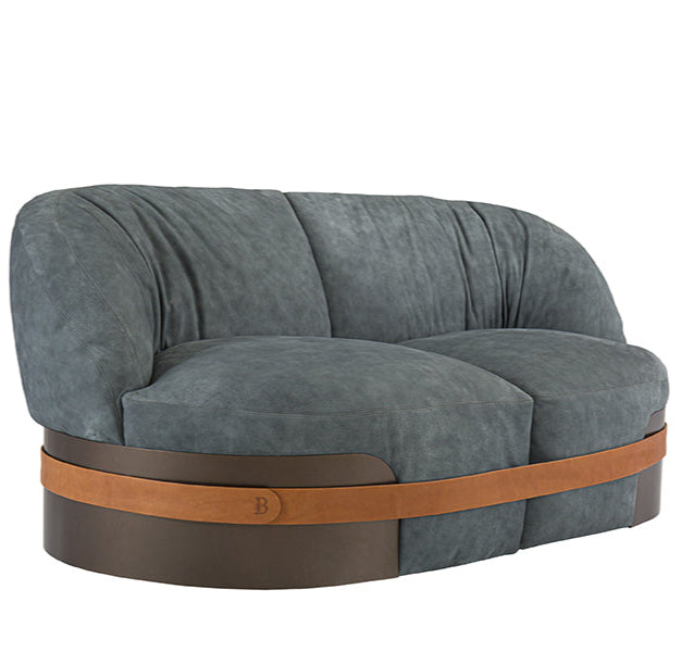 BELT LEATHER 2 SEATER SOFA | $18,750.00