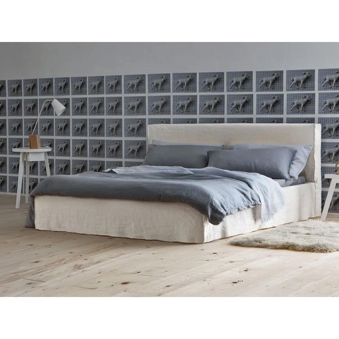 GERVASONI | BRICK 80 KING KNOCK DOWN BED | $5,285.00