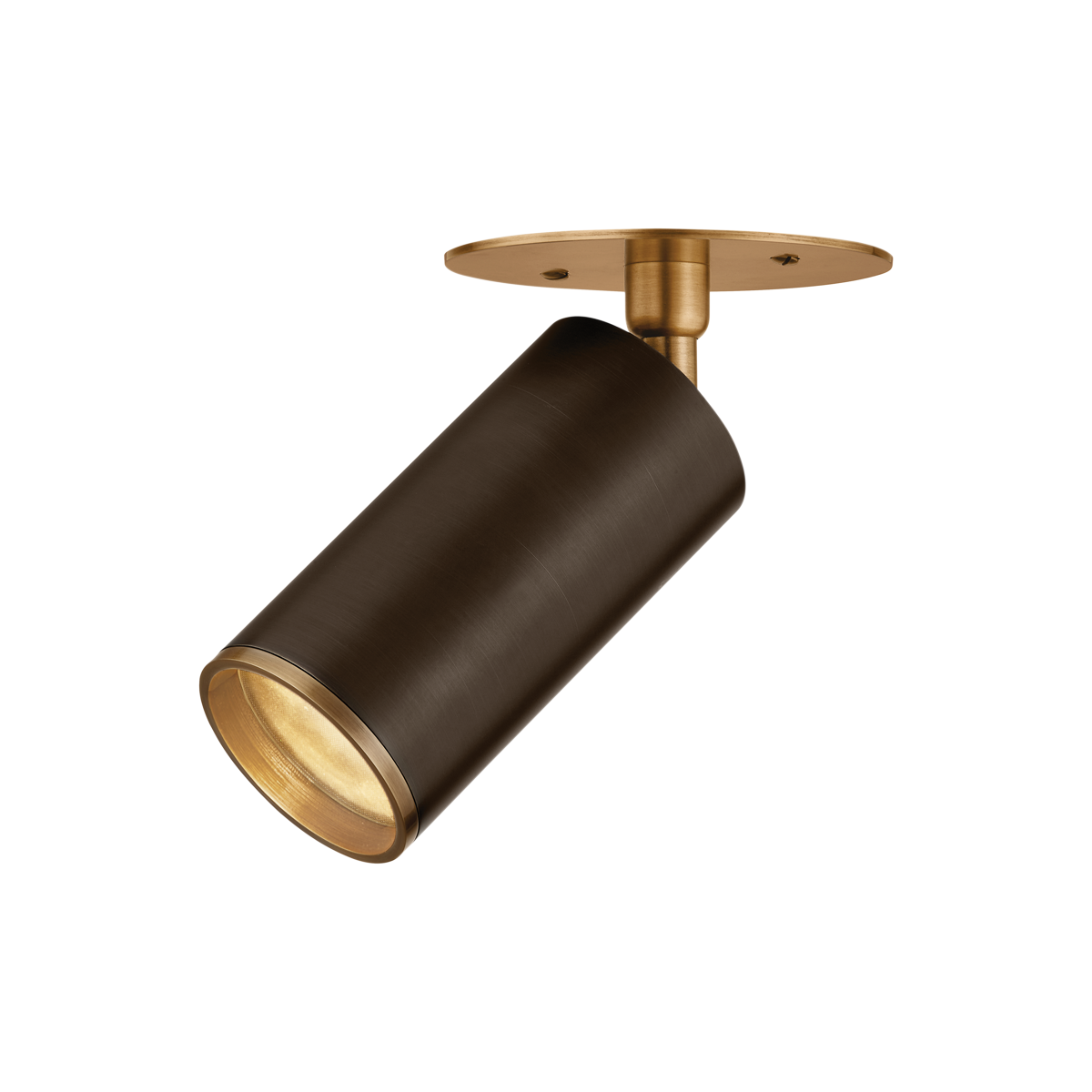 HUDSON VALLEY LIGHTING | CALEB FLUSHMOUNT - PATINA BRASS W BRONZE | $212.00