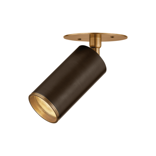 HUDSON VALLEY LIGHTING | CALEB FLUSHMOUNT - PATINA BRASS W BRONZE | $212.00